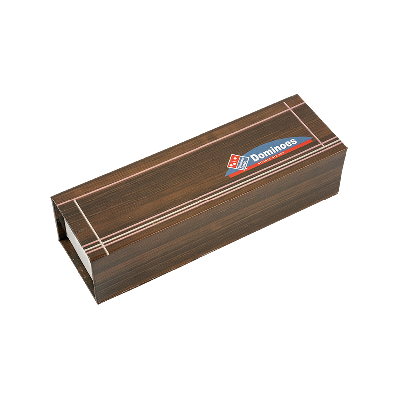 Mini doubule două domino -uri în cutia de hârtie