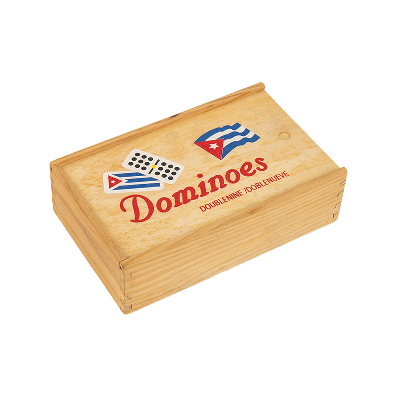Domino -uri tradiționale cubaneze duble nouă din lemn