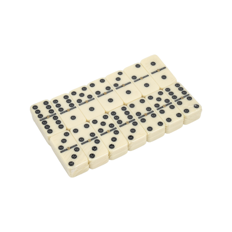 Set de jocuri de masă cu domino -uri din plastic acrilic
